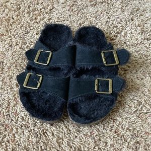 Fuzzy Sandals